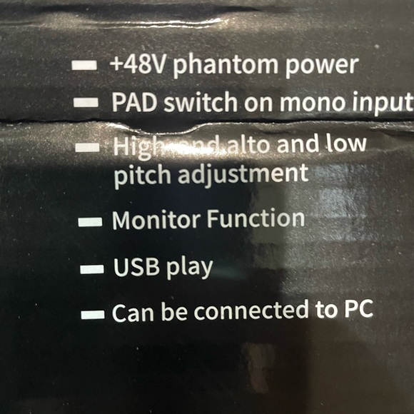 Audio Mixer 4 Ch With Usb Connection For Pc - Picture 7 of 7